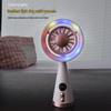 Compact USB Rechargeable Handheld Fan with Digital Display and 100 Speed Settings