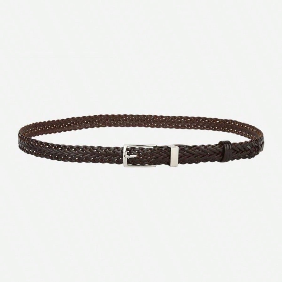 Hand Woven Versatile Fashionable Needle Buckle Belt Paired with Jeans, Suit Pants, Casual