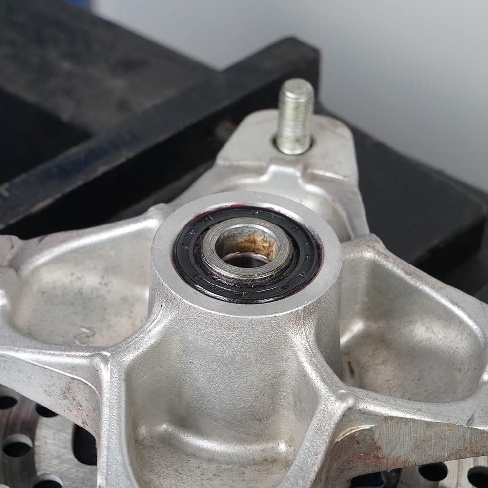 NICECNC Stalowe Łożysko i Gumowa Uszczelka Koła Przedniego Kompatybilne z Yamaha Raptor 700 2006-2026, Raptor 700R 2011-2026