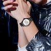 Automatic Watch with Genuine Leather Roman Dial Analog Luminous Skeleton Mechanical Suitable for and Casual Occasions Perfect Gift for Day Men's