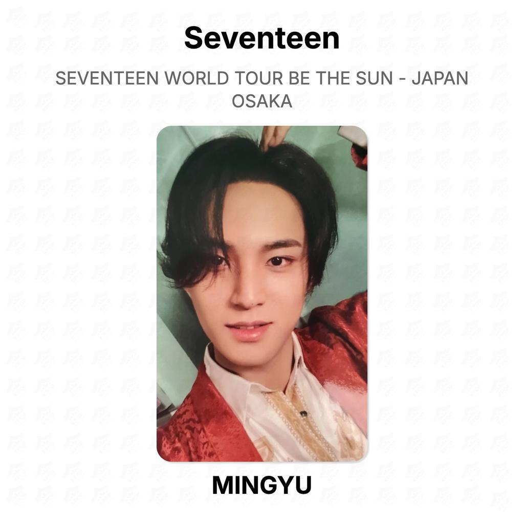 Seventeen WORLD TOUR BE THE SUN - JAPAN OSAKA Official Photocard