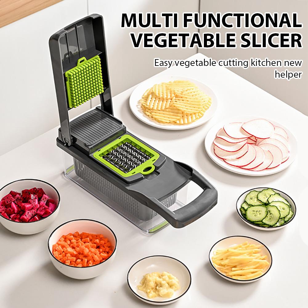 Multi Functional Kitchen Tools for Fruits and Vegetables: Potato Chopper, Slicer, Grinder, and Household Vegetable Slicer