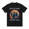 Wolf Pattern Pure Cotton Printed Men's and Women's Personalized Casual Short Sleeved Summer New Fashionable Round Neck T-shirt