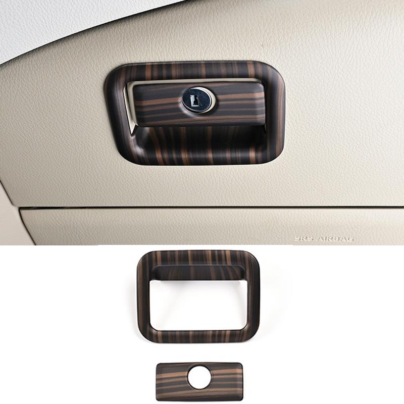 For Toyota Camry   Instrument Console Gear Water Cup Cover Air Vent Trims Car Interior Peach Wood Decoration