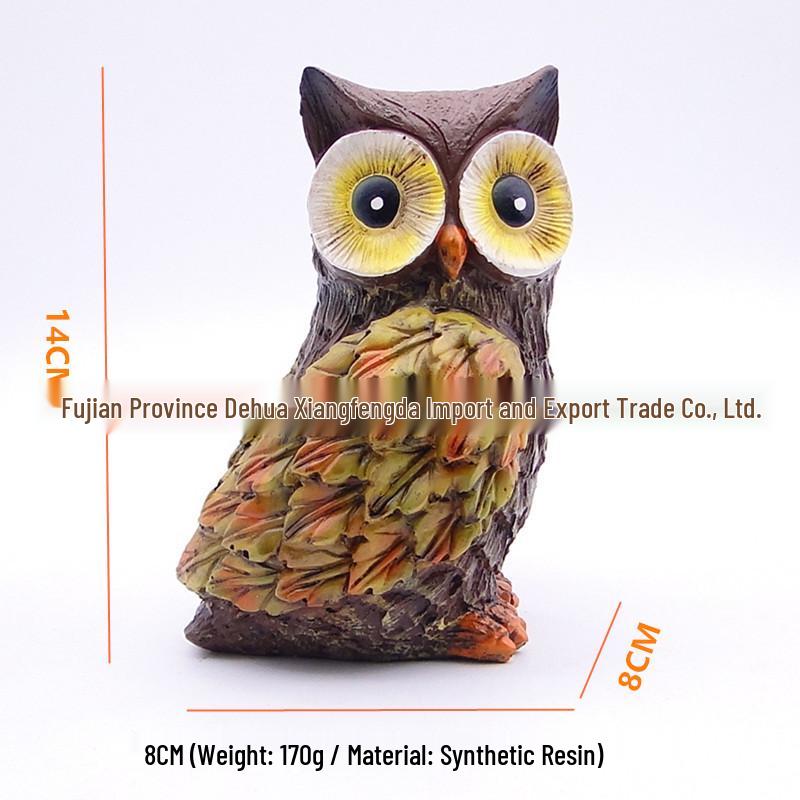 Creative Resin Owl Ornament: Cross-border Harvest Festival Home & Garden Decoration
