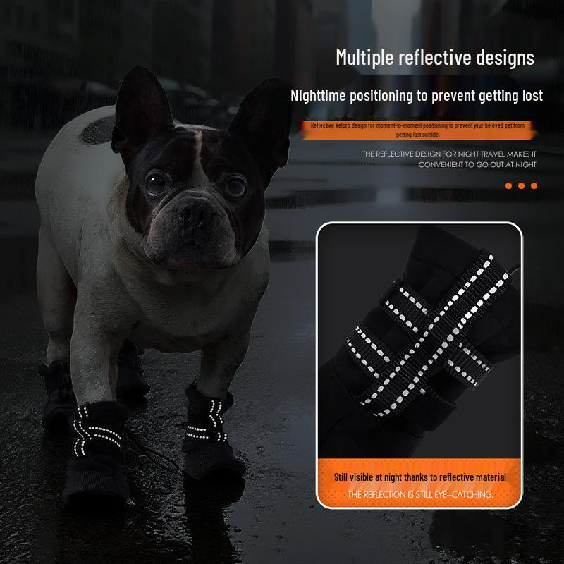 Waterproof Anti-Slip Soft Sole Shoes for Medium to Large Dogs - Outdoor Wear-Resistant Pet Supplies