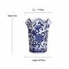 Modern Chinese Ceramic Wall Hanging Vase for Hallway or Hotel Corridor Decor