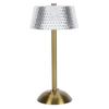 Dimmable Crystal Table Lamp 3 Color Changing Touch Control LED Rechargeable Desk Lamp for Bedroom