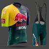 Herren Kurzarm Fahrradtrikot Set Mountain Road Bike Schnelltrocknend Atmungsaktiv Reitbekleidung