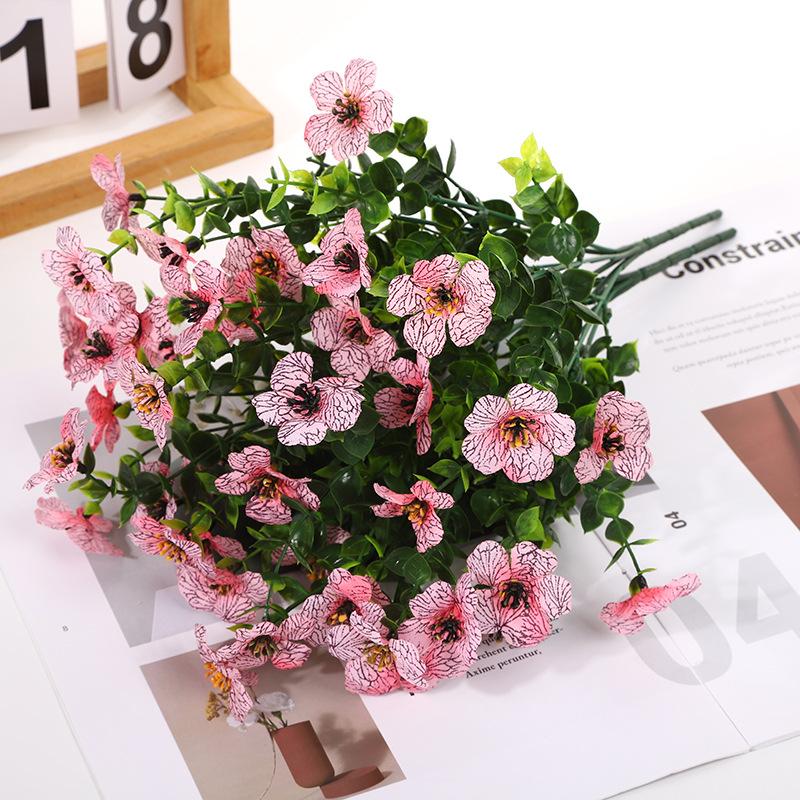 Artificial Plant with Seven Branches, Plastic Flower for Home Decor