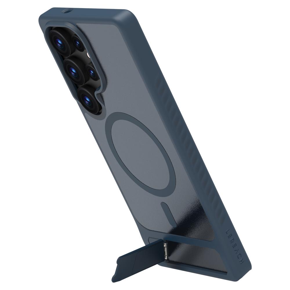 LEREACH Le-Chic Series For Samsung Galaxy S25 Ultra Case Compatible with MagSafe Kickstand TPU+PC Phone Cover