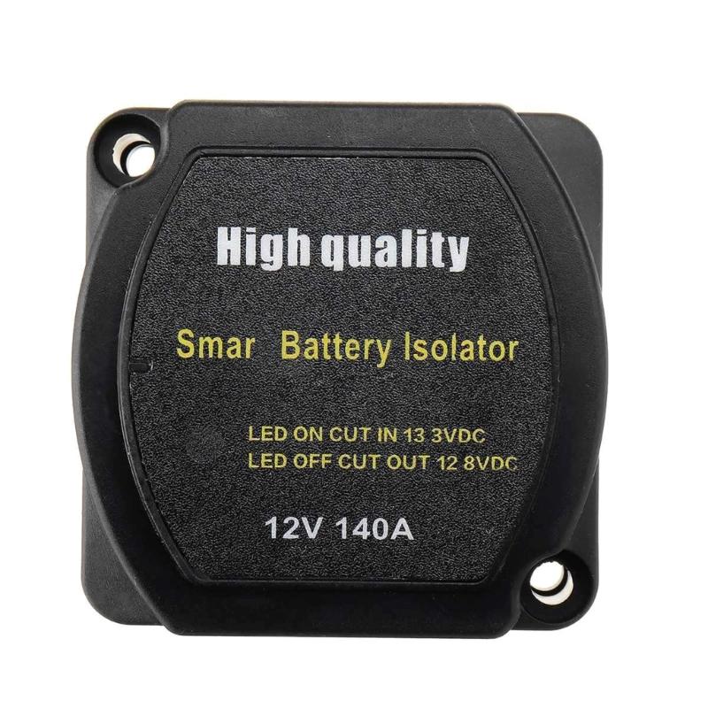 Professional 12V 140A Double Battery Isolator Kit Waterproof Voltage Sensitive Relays For ATV UTV Marine Applications