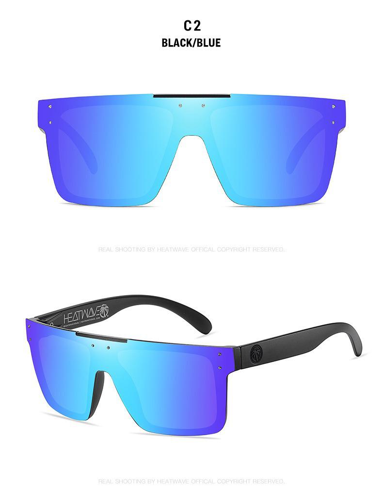 Colorful Polarized Unisex Cycling & Skiing Sunglasses - Large Frame