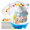 Organizer For Bath Toys, Bathroom, Mesh With Suction Cups, Bird