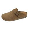 Retro French Bag Head Half Slippers Women's New Summer Fashion Outer Wear Lazy Versatile Flat Thick Bottom Increase