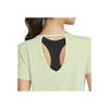 Nike Loose Solid Color Round Neck Short Sleeve T-Shirt Women Tops Green DX0132-343