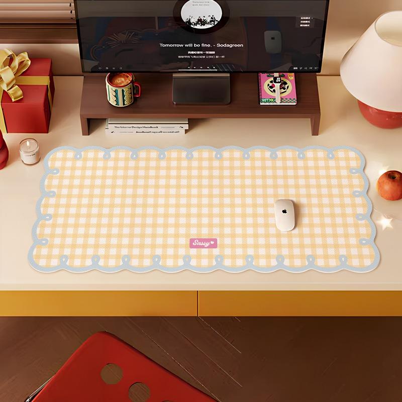 Süßes Puzzle Schreibtischunterlage, Große Mauspads, Niedlicher Stil für Mädchen, Perfekt für Büro- & Schülerschreibtische