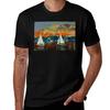 Sailing In the Alps T-Shirt Daily Wear Plain Short Sleeve Shirt