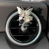 Butterfly Car Accessories, Cute Air Freshener, Air Vent Clip Conditioning Outlet Clip Car Air Freshener, Bling Car Accessories for Women