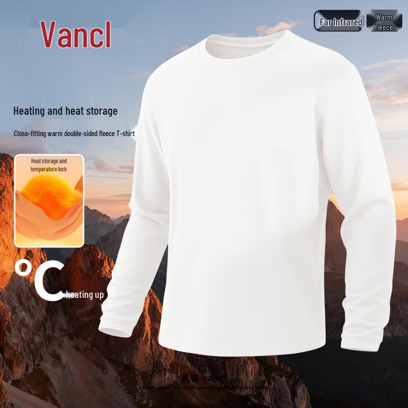VANCL Men's Crew Neck Thermal Long Sleeve T-Shirt