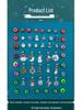 Handmade 66-Piece Children's Silver Christmas Bracelet & Bead Gift Set