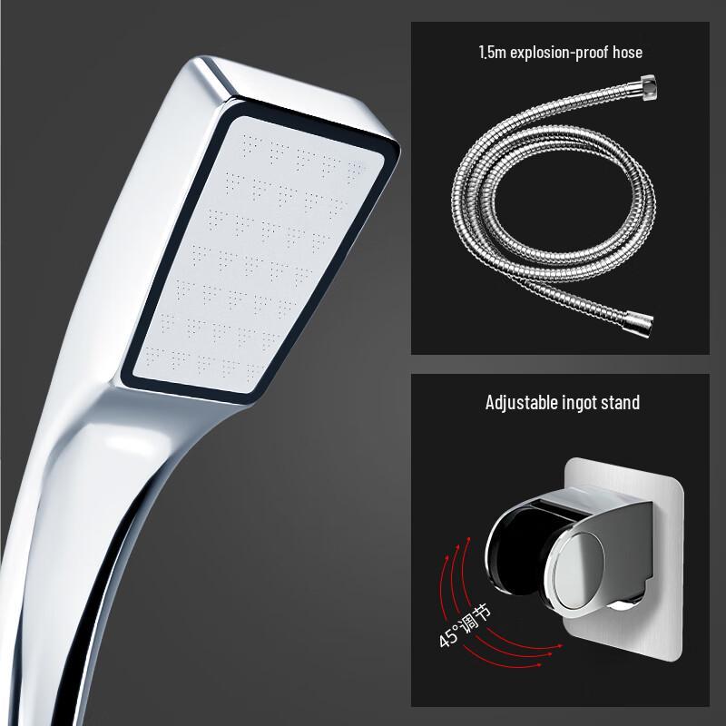 ZISIZ Pressurized Shower Head Set