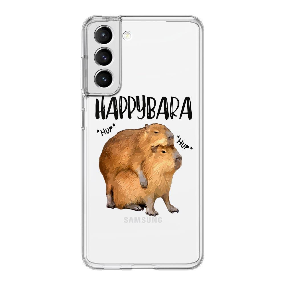 Cute Cartoon Capybara Phone Case For Samsung Galaxy S23 S22 S20 Ultra S21 FE 5G S10 S9 Plus S10E S8 Note 20 Silicone Clear Cover
