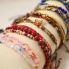 Bohemia Style Mini Beads Bracelet Multi-layer Colors Friendship Boho Bangles Charm Couple Beach Jewelry Handmade Woven
