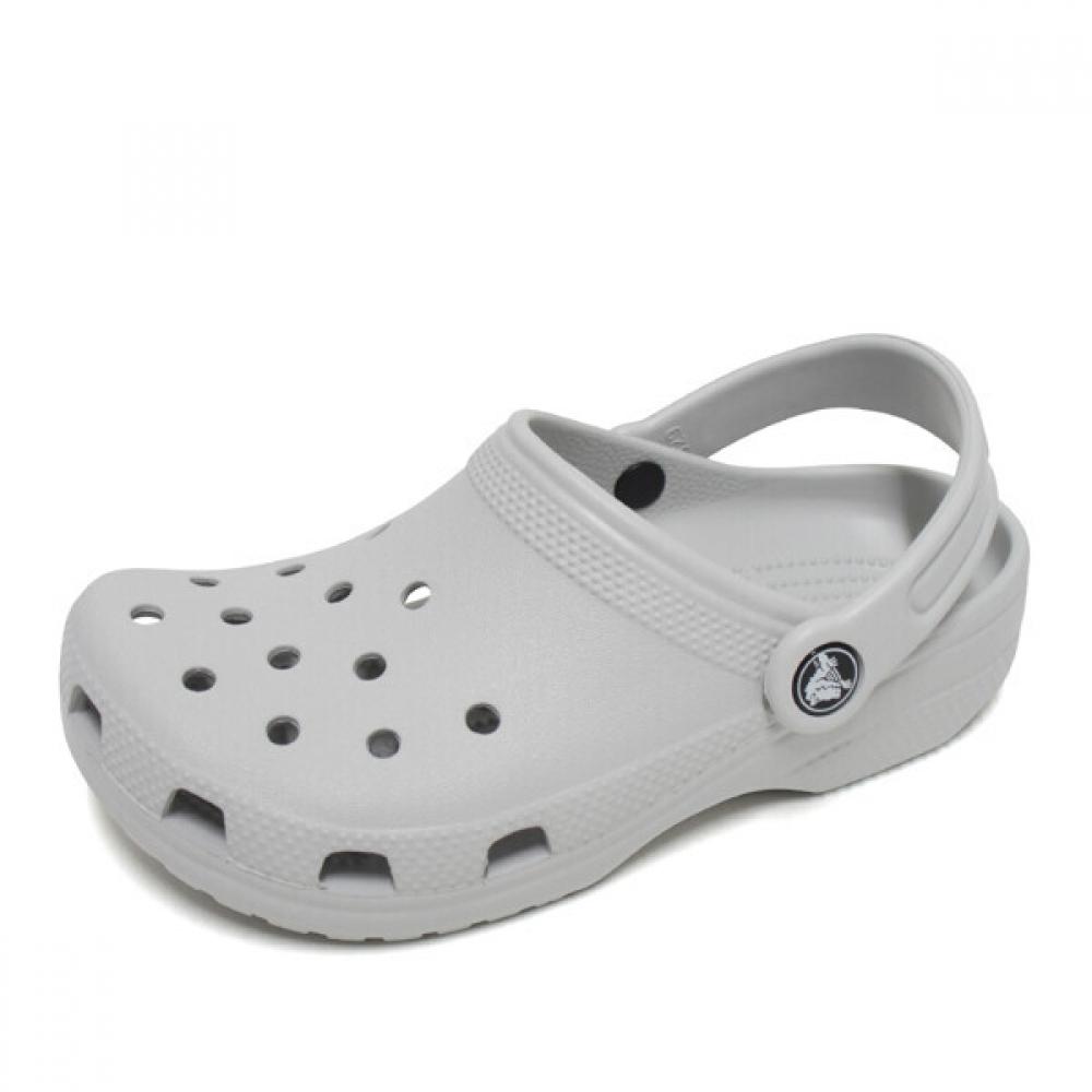 Crocs Women S Clog Sandal Slipper Aqua Shoe Light Gray 206991 1ft