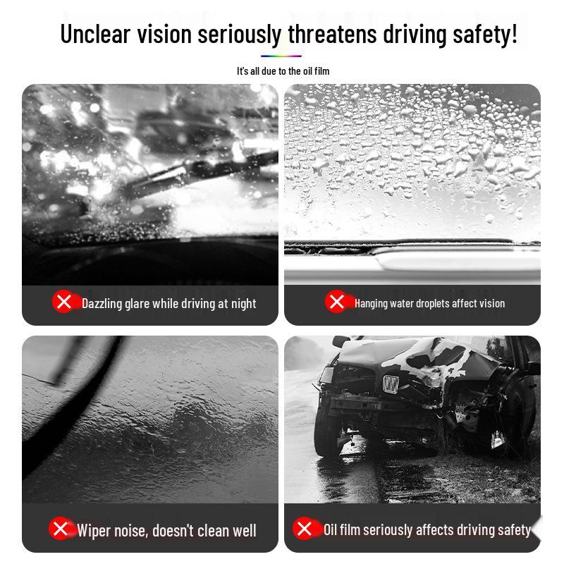 Oil Film Remover: Powerful Windshield Degreaser & Car Wash Paste