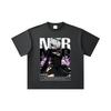 260 GSM Double Yarn 32 Count 100% Cotton Nier Automata V1 Print Unisex Heavy Cotton T Shirt