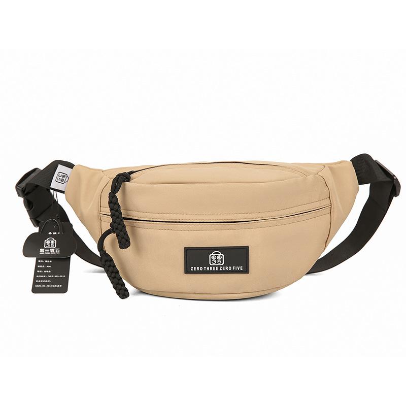 

Повседневный стиль, сочетающийся с одеждой, сумка кроссбоди на грудь в стиле милитари Харадзюку для мужчин и женщин, для шопинга и езды, корейская версия, универсальная поясная сумка темные хаки