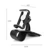 1Pc Black trument Panel Car Phone Holder Rearview Mirror Phone Holder Clip On Multifunctional GPS Navigation Bracket Car Part