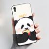 Black Soft TPU Case For Sony Xperia XA1 Z6 Silicone Phone Case Luxury Cute Love Rabbit Funny Cartoon Protective Back Shell Cover