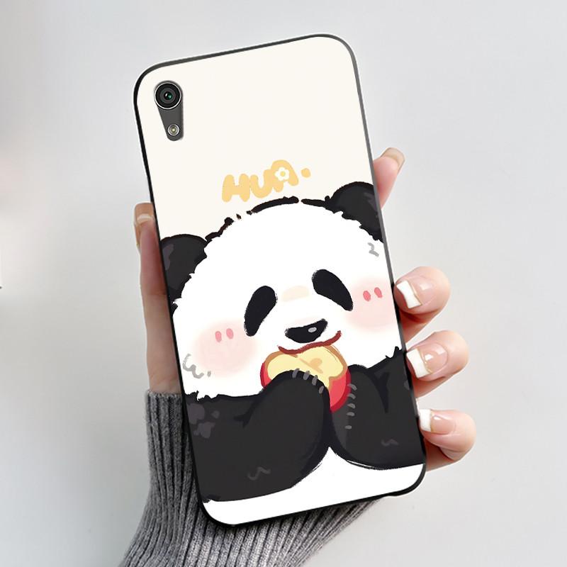 

Black Soft TPU Case For Sony Xperia XA1 Z6 Silicone Phone Case Luxury Cute Love Rabbit Funny Cartoon Protective Back Shell Cover Sony Xperia XA1