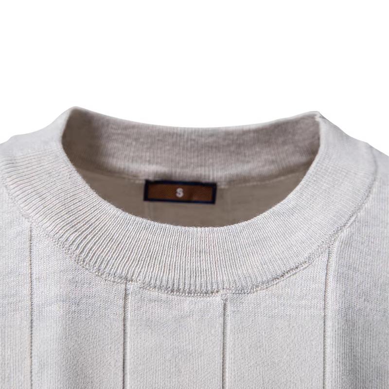 Gant Nova Camiseta Masculina de Algodão Bordada de Alta Qualidade com Gola Redonda e Mangas Curtas de Lã - Coleção Primavera/Verão