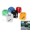 Plush Dice Party Pendant Soft Fluffy Car Decoration