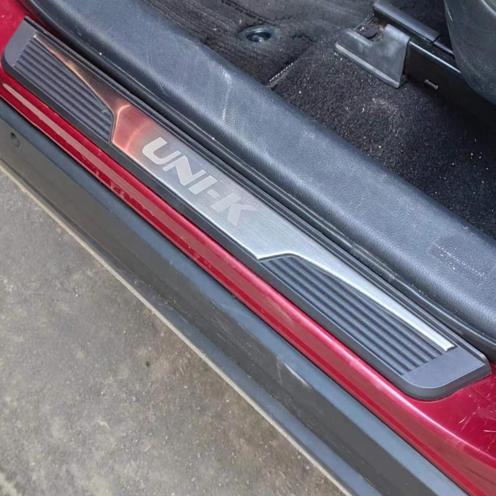 Car Accessories Threshold For Changan UNI-K UNI K Door Sill Protector Scuff Plate Trim Styling