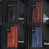 OPPO A93/A93s/A96/A97 Cowhide Dragon Head Pattern Leather Phone Case - Half Cover, Genuine Leather Protective Cover