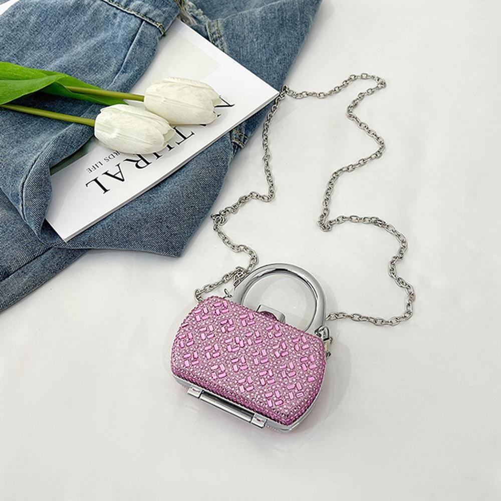 Elegant Evening Clutch Bag Korean Style Mini Banquet Chain Bag Chic Mini Crossbody Bag  Party