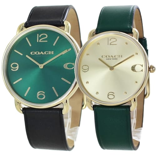 

Coach Elliott Watch Storage Box for Men and Women, Leather Strap, 1460264814504202