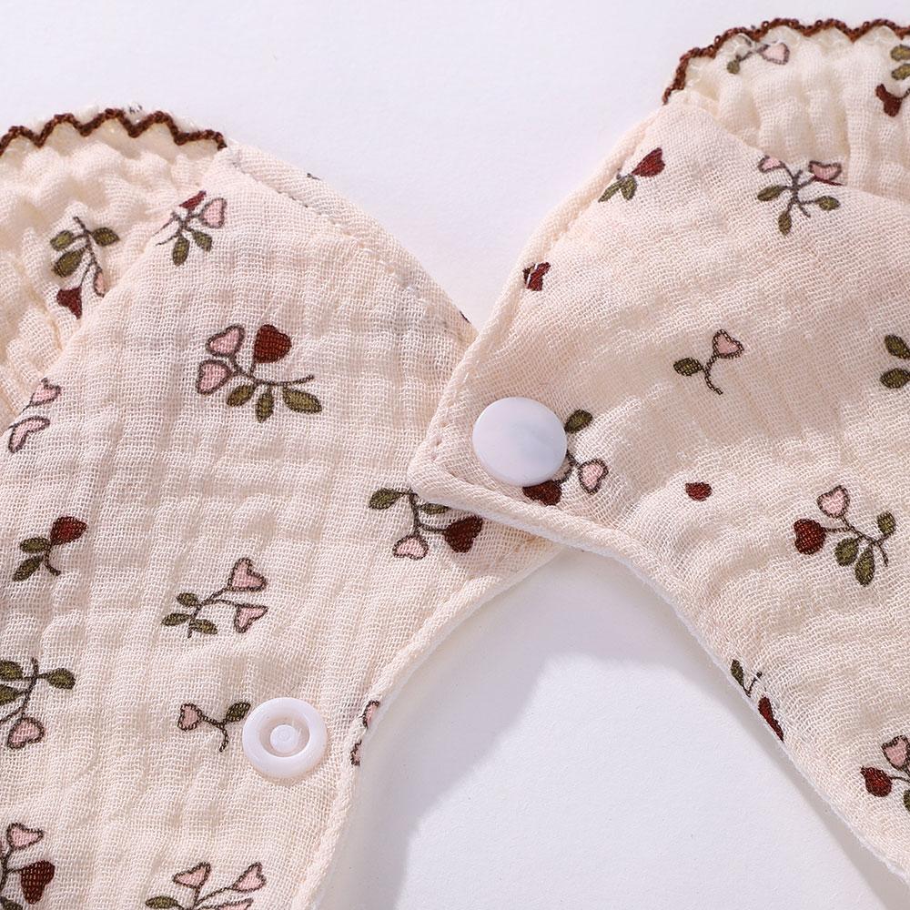 Ins Style Einfache Baumwoll-Baby-Lätzchen Neugeborenen-Druck Weiches Spucktuch Säugling Junge Mädchen Füttern Spucktuch Baby-Zubehör