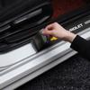 Car Door Threshold Scuff Plate Carbon Fiber Decals Stickers For Chevrolet Cruze Impala Malibu Silverado Cobalt Impala Onix Tahoe
