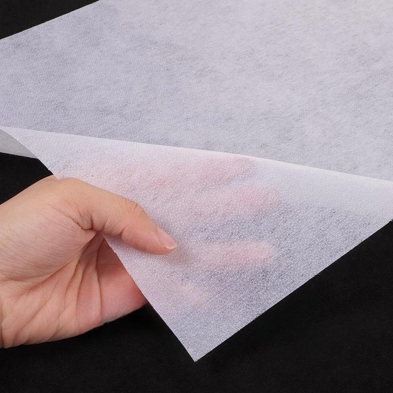 11.81in X 10yd Non-Woven Fusible Fleece Iron-On Interfacing Iron On Polyester Single-Sided Interfacing for DIY Sewing Crafting