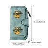 Girl's Sniper Long Zipper Wallet, Large Capacity Card Holder, Unisex Clutch Bag, Fashionable Zipper Coin Purse, Suitable for Daily Use, A Great Gift
