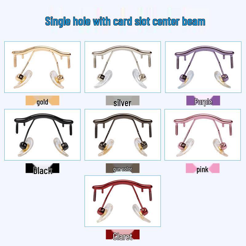 Unisex Rimless Diamond-Cut Glasses for Myopia with Single Hole Nose Bridge - Free Shipping