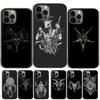 Satanic Scary Skull Phone Case For iPhone 17 Air 14 15 16 16e 13 12 Max Cover For Apple 14 15 16 16e 11 Pro Max Plus Coque