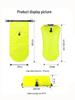 Inflatable Buoy Swim Bag with Storage Compartment - Single Air Chamber Floating Safety Accessory