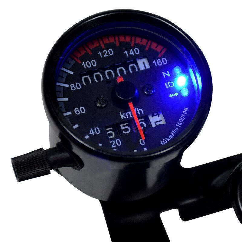 Pentru Honda Cafe Racer Motocicletă Odometru Speedmeter Tahometru LED Speed ​​Meter