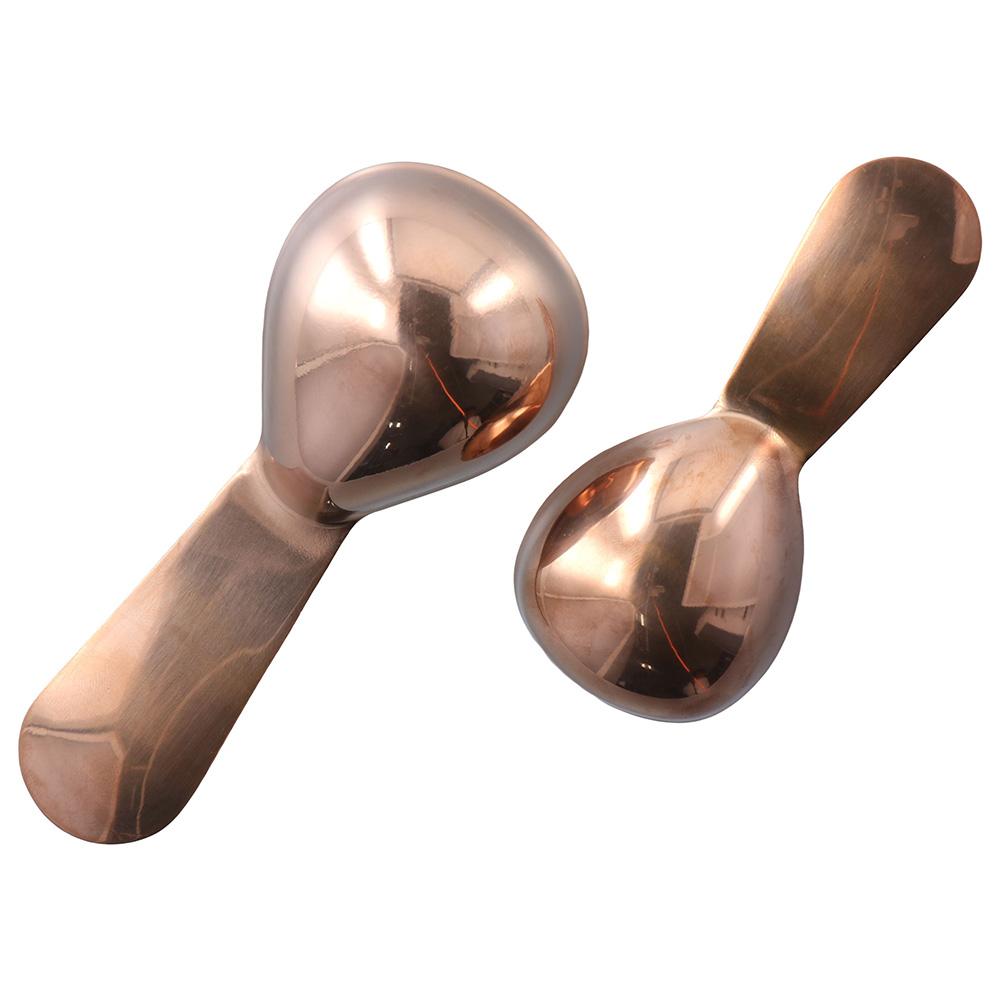 Set aus 2 Messlöffeln aus Edelstahl in Roségold 15 ml/30 ml Messlöffel Zuhause